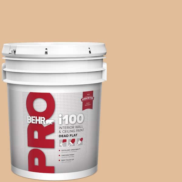 BEHR PRO 5 gal. #270E-3 Only Natural Dead Flat Interior Paint