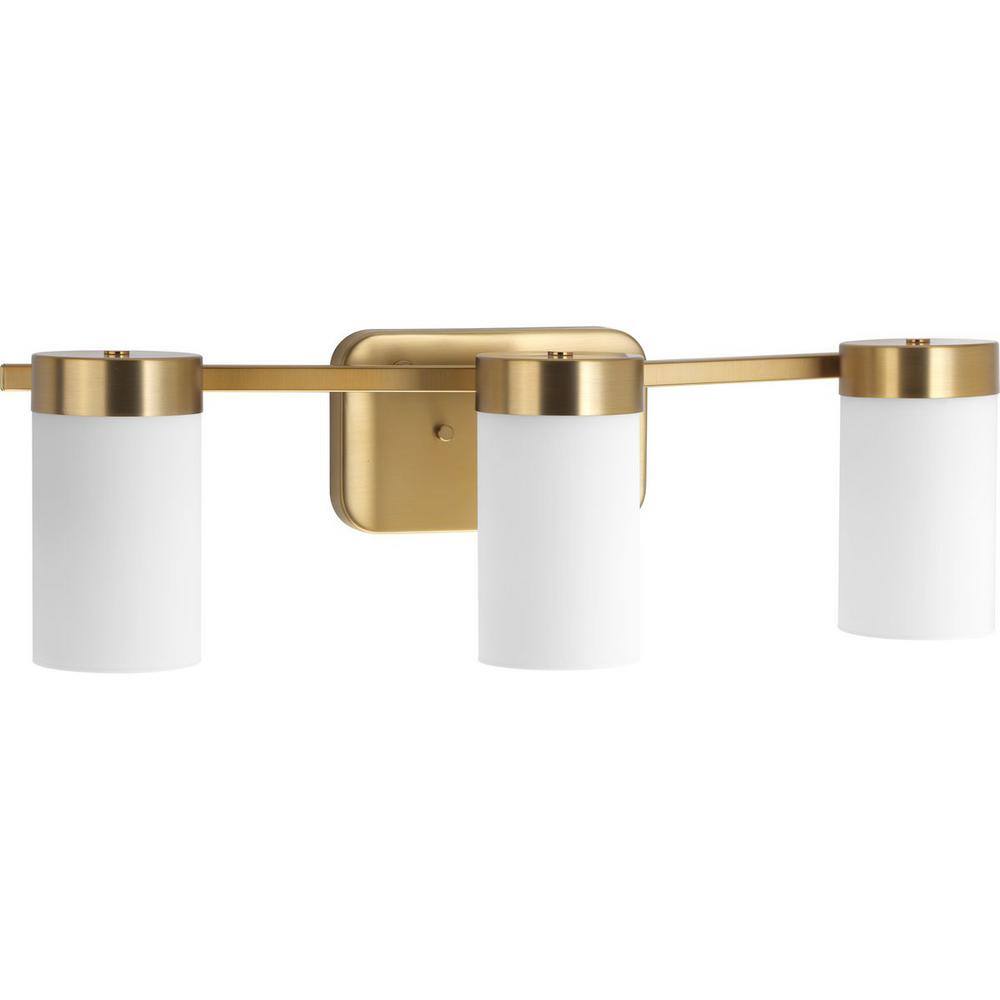 Elevate 24.75" Brushed Bronze 3-Light Mid-Century Modern Bath Fixture