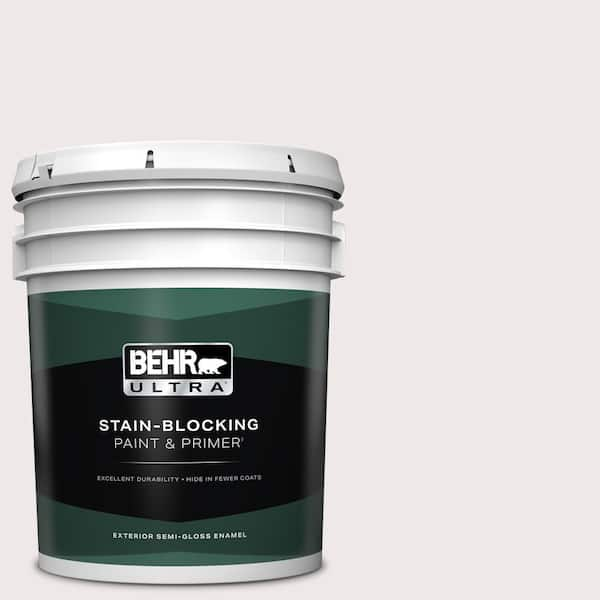 BEHR ULTRA 5 gal. #720A-1 Phantom Mist Semi-Gloss Enamel Exterior Paint & Primer