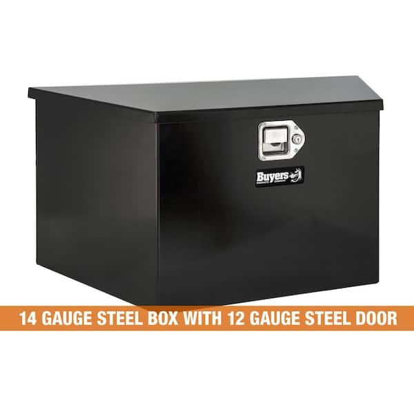 16.38 in. x 15 in. x 35.25 in. Gloss Black Steel Trailer Tongue Truck Tool Box 16.38 in. x 15 in. x 35.25 in. Gloss Black Steel Trailer Tongue Truck Tool Box