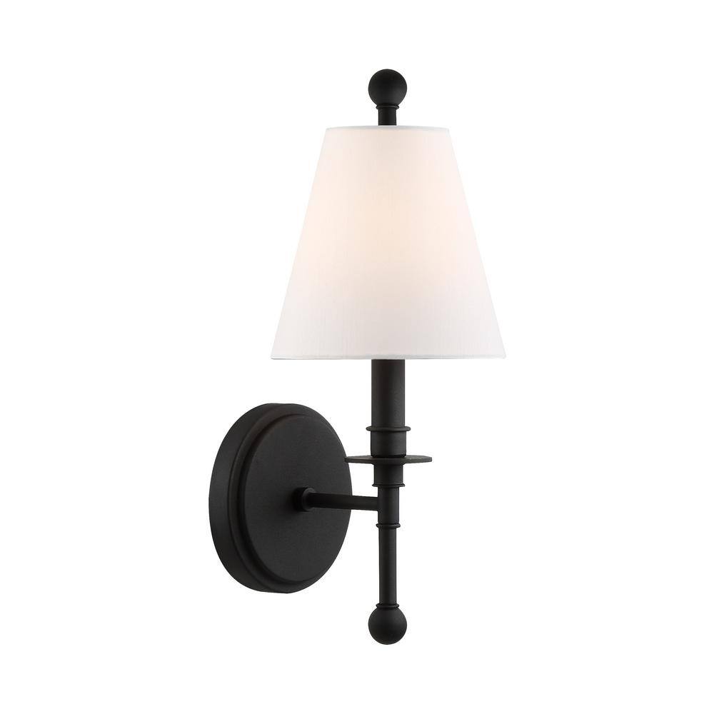 Riverdale 1 Light Black Forged Sconce price history on PriceWatchPro