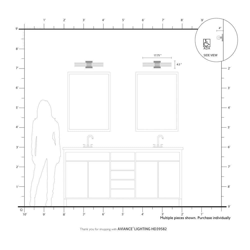 Aero Brushed Nickel 2-Light Outdoor Vanity with Etched Opal Glass