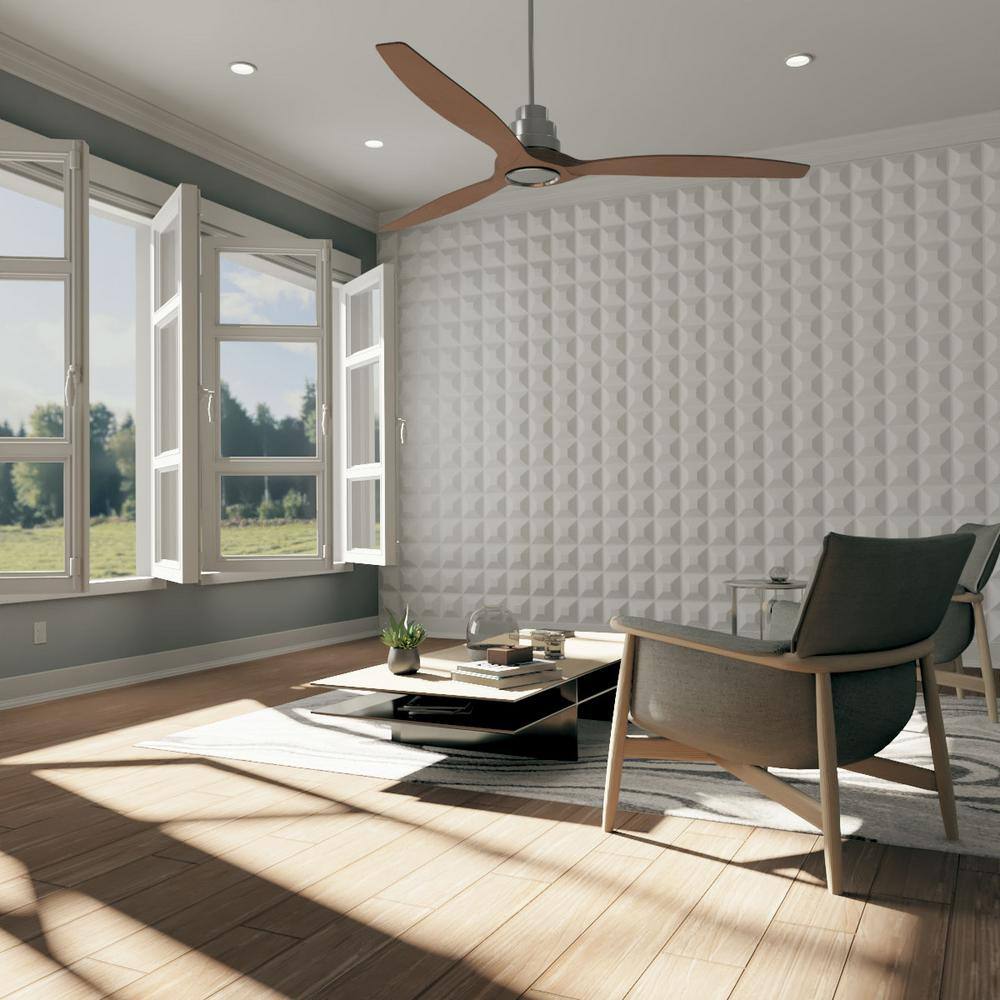 White Textured 3D PVC Decorative Wall Panel 11 7/8" x 11 7/8"