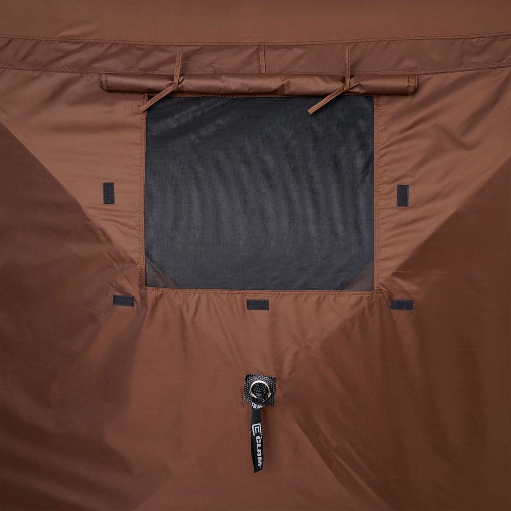 Quick-Set Green and Brown Portable Outdoor Camping Gazebo Shelter