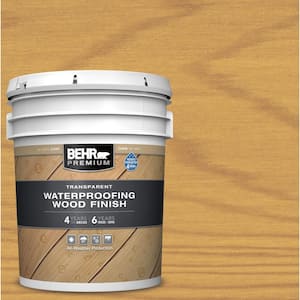 5 gal. Clear Transparent Waterproofing Exterior Wood Finish