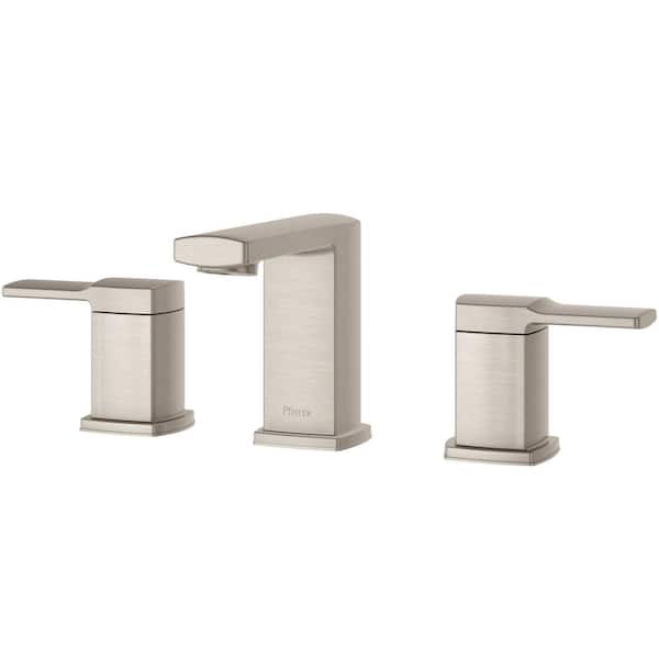 Pfister Deckard 8 in. Widespread Double-Handle Bathroom Faucet in Brushed Nickel