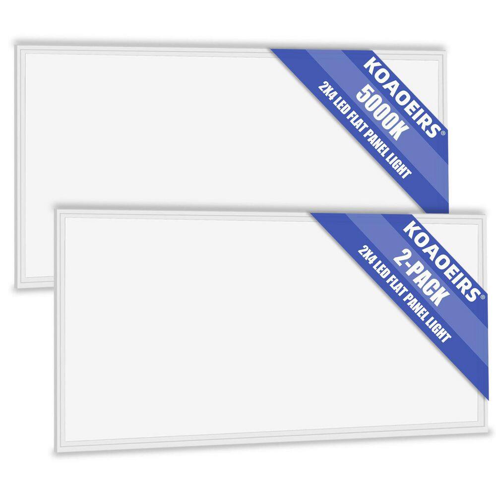 2 ft. x 4 ft. 175-Watt Equivalent Integrated LED Troffer Panel Light, 5000K White LED Panel Light (2-Pack) price history on PriceWatchPro