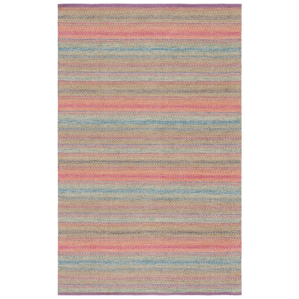 SAFAVIEH Kilim KLM475U Handwoven Pink / Blue Rug