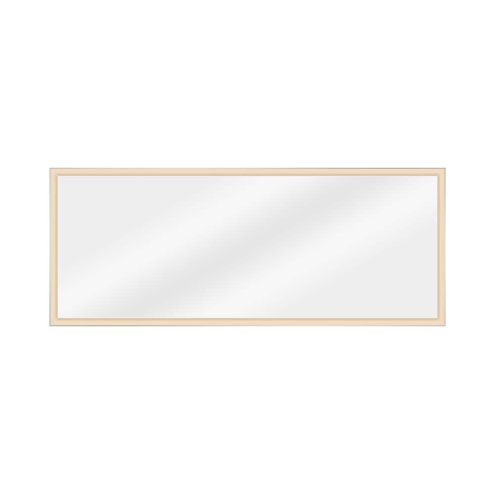 Solar 60 in. x 35 in. Single Framed LED Wall Mounted Backlit Mirror with To