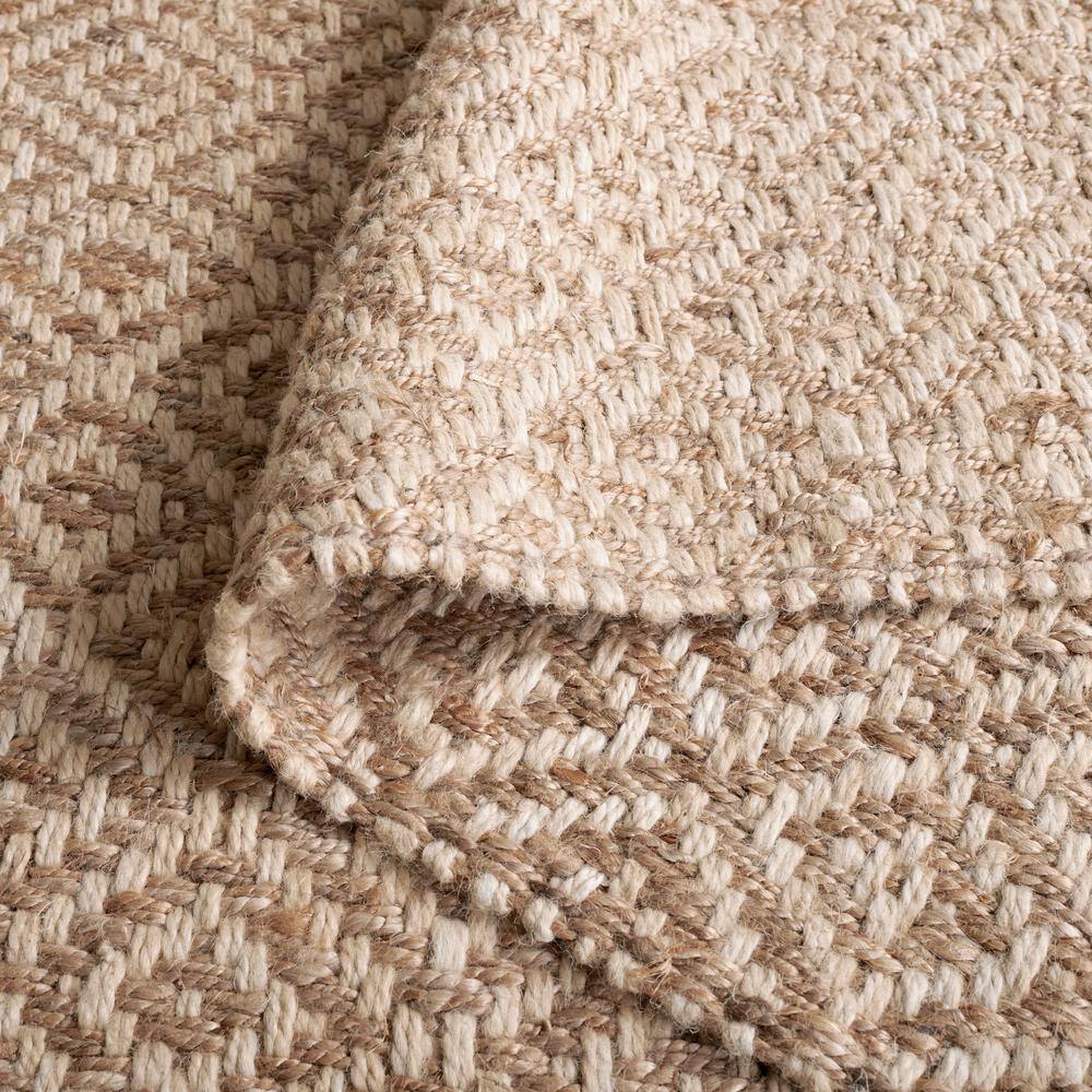 Ivory Geometric Tufted Handmade Washable Rug 5' x 8'