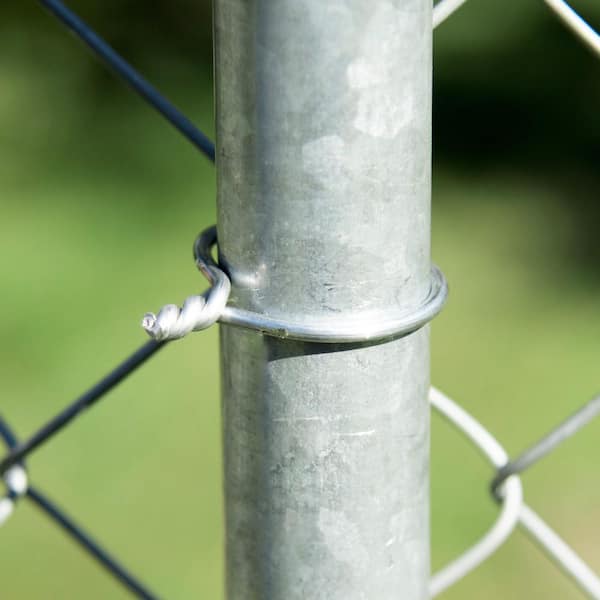 YARDGARD SpeedyTie Chain Link Fence Line Post Galvanized Steel Tie Wires 1-5/8