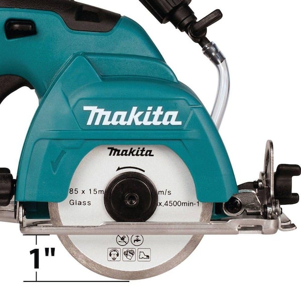 Makita 12V max CXT Lithium-Ion Cordless 3-3/8 in. Tile/Glass Saw
