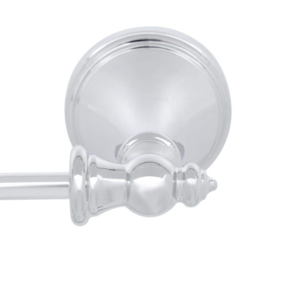 Annchester Chrome 4-Piece Polished Bathroom Hardware Set