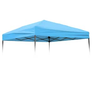 8 ft. x 8 ft. Light Blue Square Replacement Canopy Gazebo Top for 10 ft. Slant Leg Canopy