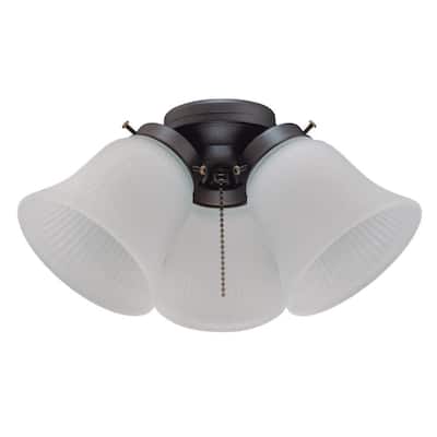 3-Light LED Cluster Ceiling Fan Light Kit