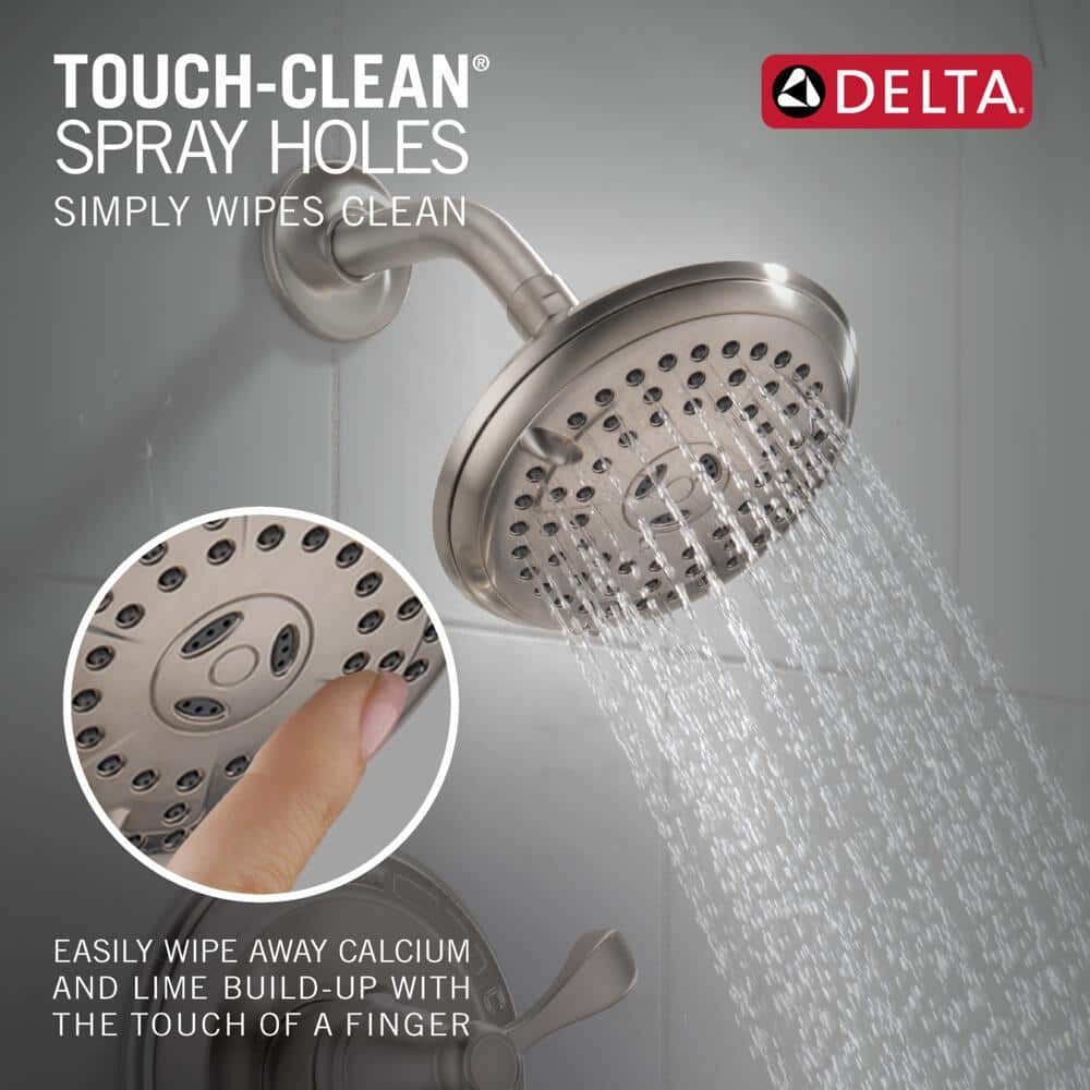 Brushed Nickel Single-Handle Tub and Shower Faucet Set