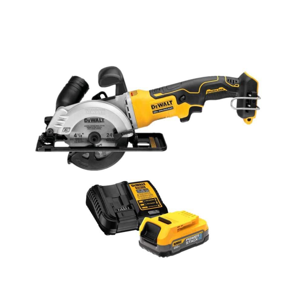 3-Inch Cordless Cut Off Tool For De-Walt 20V Batteries – Mini Circular Saw 19500 RPM, Adjustable Depth, 5 Blades (Tool Only)