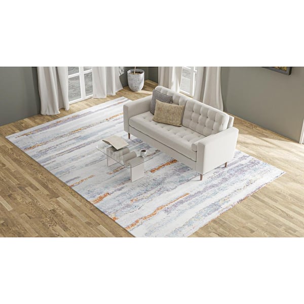 Andes Multi 5 ft. x 8 ft. (5' x 7'6") Geometric Contemporary Area Rug
