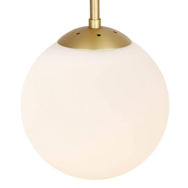 light society zeno globe semi flush mount ceiling light