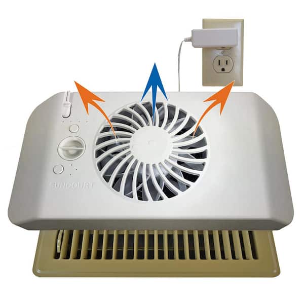 Suncourt Equalizer EZ8 Heating and Air Conditioning Smart Register Booster Fan