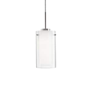 Verona 7 in. 1 Light 11-Watt Brushed Nickel Integrated LED Pendant Light