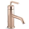 KOHLER Purist Single Hole Single-Handle Bathroom Faucet with Straight ...