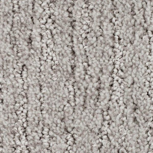 Lifeproof 8 in. x 8 in. Texture Carpet Sample - Chester -Color Antiqued Silver