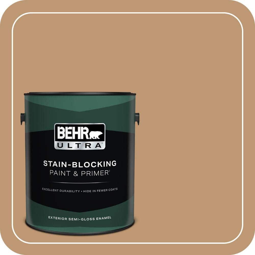 1 gal. #270F-5 Wilmington Tan Semi-Gloss Enamel Exterior Paint & Primer price history on PriceWatchPro