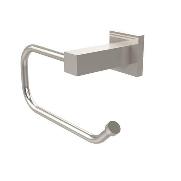 Allied Brass Montero Collection Euro Style Single Post Toilet Paper Holder in Polished Nickel