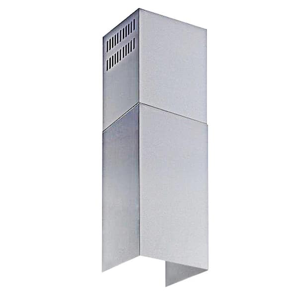 Winflo Stainless Steel Chimney Extension (up to 11 ft. Ceiling) for Wall Mount Range Hood