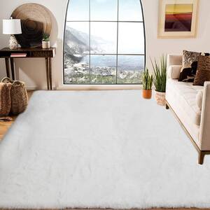 vivorug Washable Rug, Ultra Soft Area Rug 8x10, Non Slip Abstract Rug  Foldable, Stain Resistant Rugs for Living Room Bedroom, Modern Fuzzy Rug