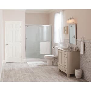 Montagna Dapple Gray 6 in. x 24 in. Porcelain Floor and Wall Tile (14.53 sq. ft. / case)