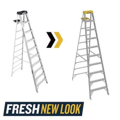 Louisville Ladder 12 ft. Fiberglass Cross Step Ladder with 300 lbs. Load  Capacity Type IA Duty Rating FXS1512 - The Home Depot