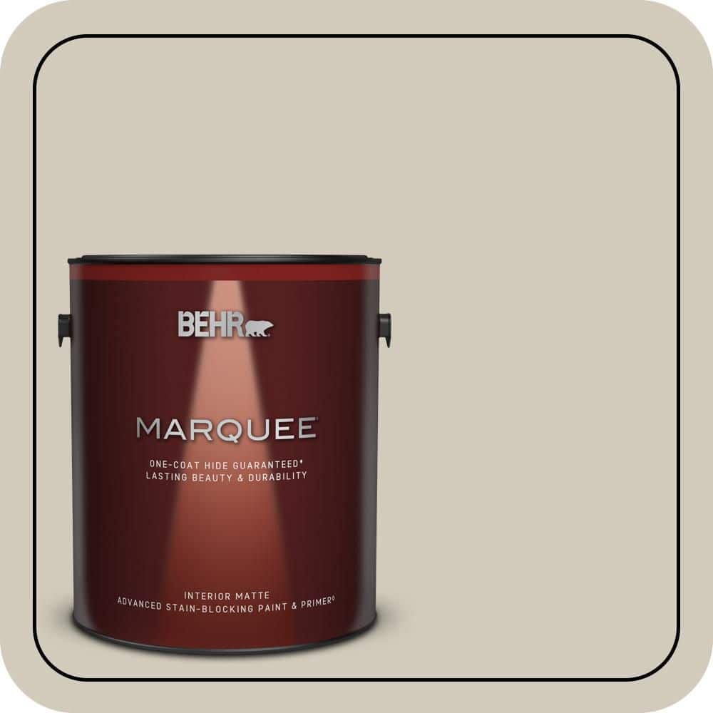 1 gal. #MQ6-31 Shoreline Haze One-Coat Hide Matte Interior Paint & Primer product image for price tracking