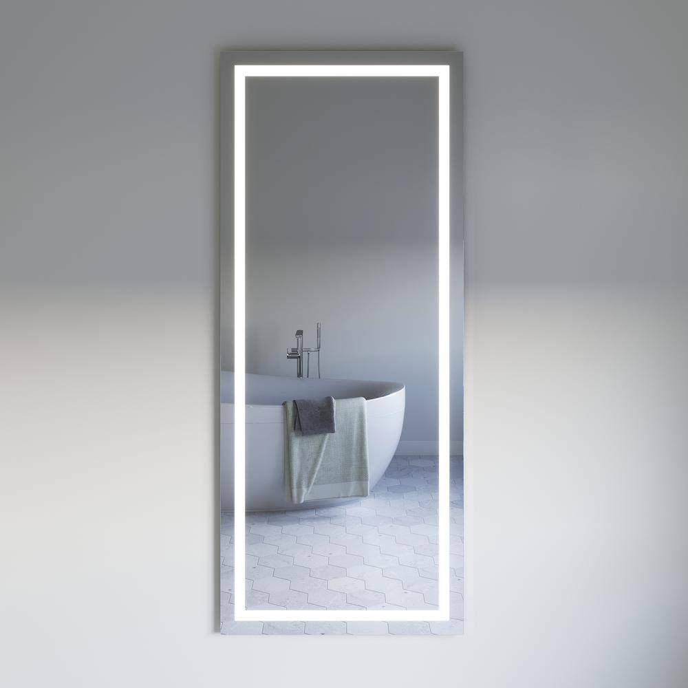 Santo 71" x 30" Frameless LED Bathroom Vanity Mirror