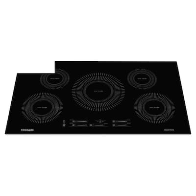 36 in. Induction Cooktop in Black with 5 Elements