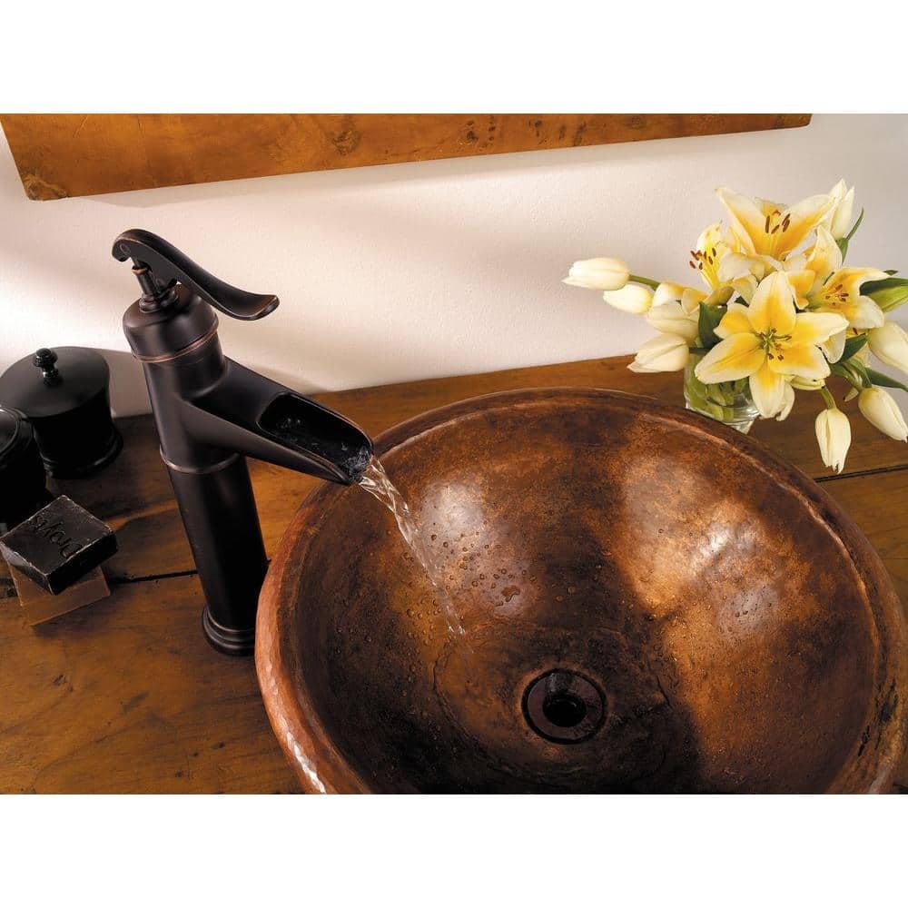 Ashfield Oil-Rubbed Bronze Single-Handle Vessel Bathroom Faucet