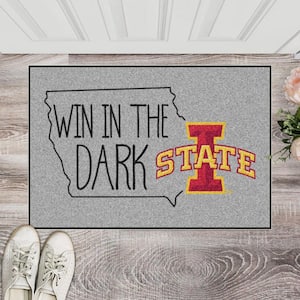 Iowa State Cyclones Southern Style Gray 1.5 ft. x 2.5 ft. Starter Area Rug