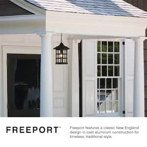 Freeport Large 1-Light Black Outdoor Wall Lantern Sconce