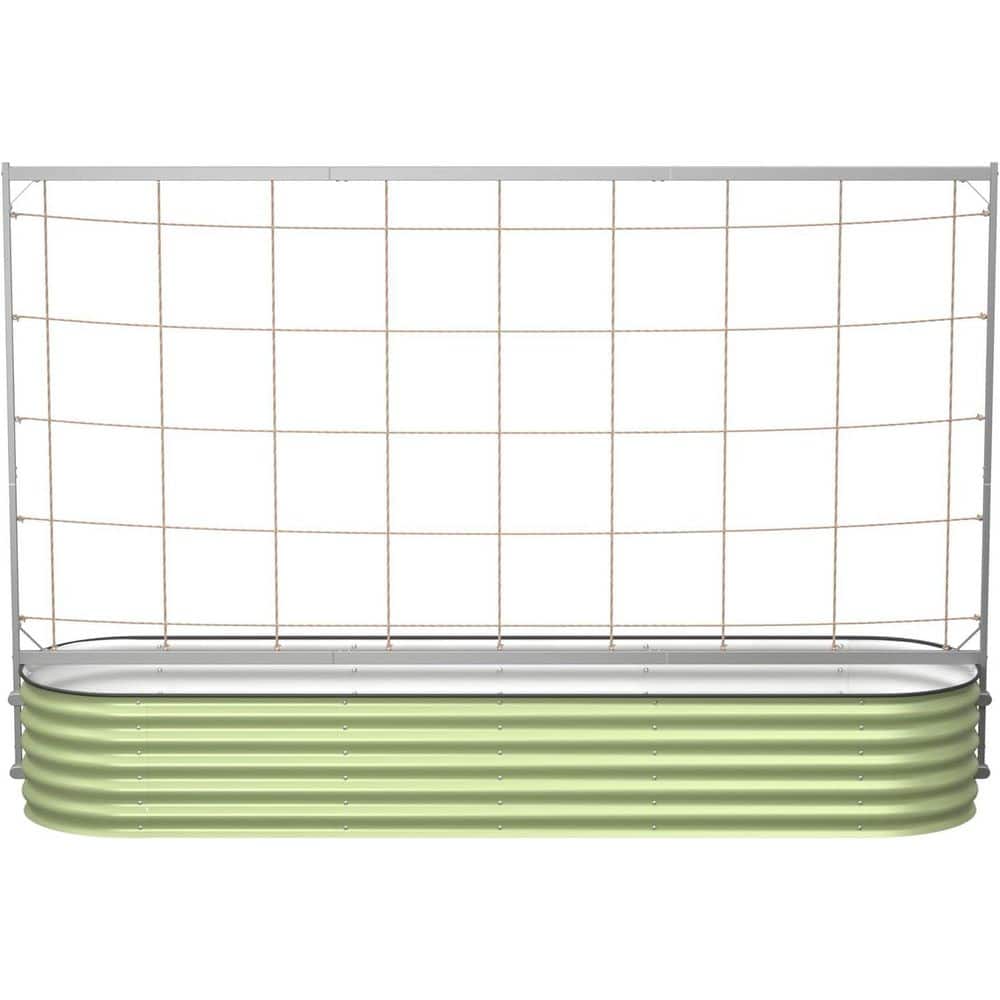 9. 5ft Long Metal Frame Garden Trellis, for Climbing Plants Like Cucumber Beans Tomatoes & Vines for Raised Garden Beds price history on PriceWatchPro