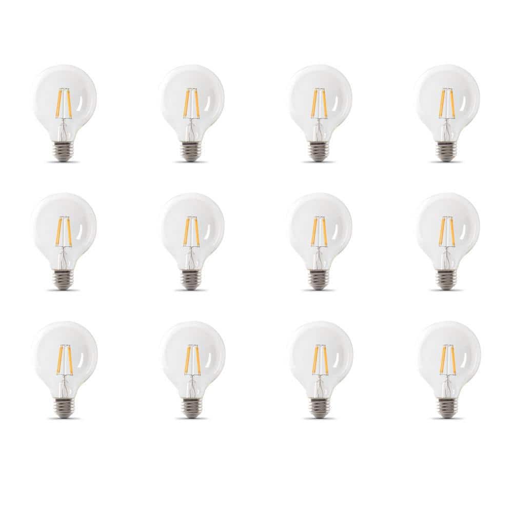 40-Watt Equivalent G25 Globe Dimmable Filament Clear CEC Title 20 E26 LED V
