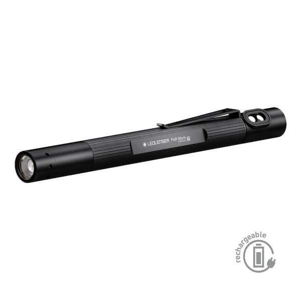 LEDLENSER P4R Work Rechargeable Pen Light, 170 Lumens, Advanced Focus System, Magnetic Charging