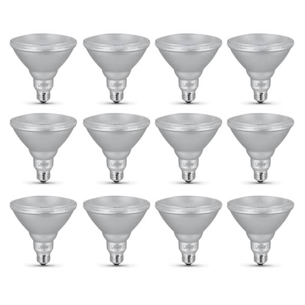 Feit Electric 120-Watt Equivalent PAR38 Outdoor Dimmable CEC Title 24 90 CRI E26 Flood LED Light Bulb, Bright White 3000K (12-P