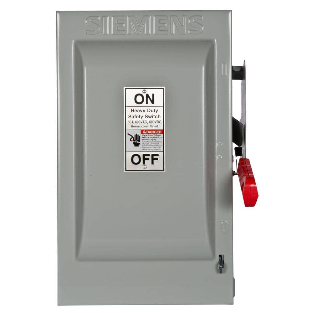 UPC 783643151161 product image for Heavy Duty 60 Amp 600-Volt 3-Pole Indoor Non-Fusible Safety Switch | upcitemdb.com