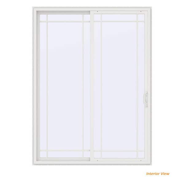 JELD-WEN 72 in. x 96 in. V-4500 Contemporary White Vinyl