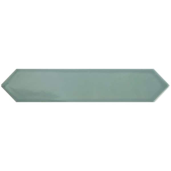 Ivy Hill Tile Axis 2.6 in. x 13 in. Jade Polished Picket