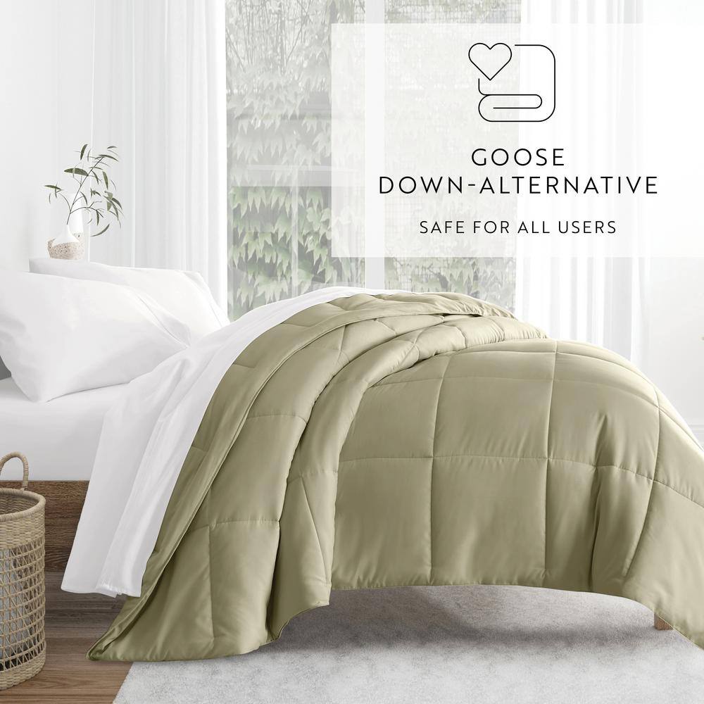 Sage Full Down Alternative Microfiber Comforter Set