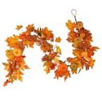 Harvest Accessories 70 in. Garland with Maples and Pumpkins