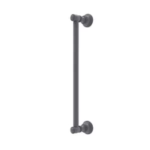 Carolina Collection 18 in. Refrigerator Pull in Matte Gray