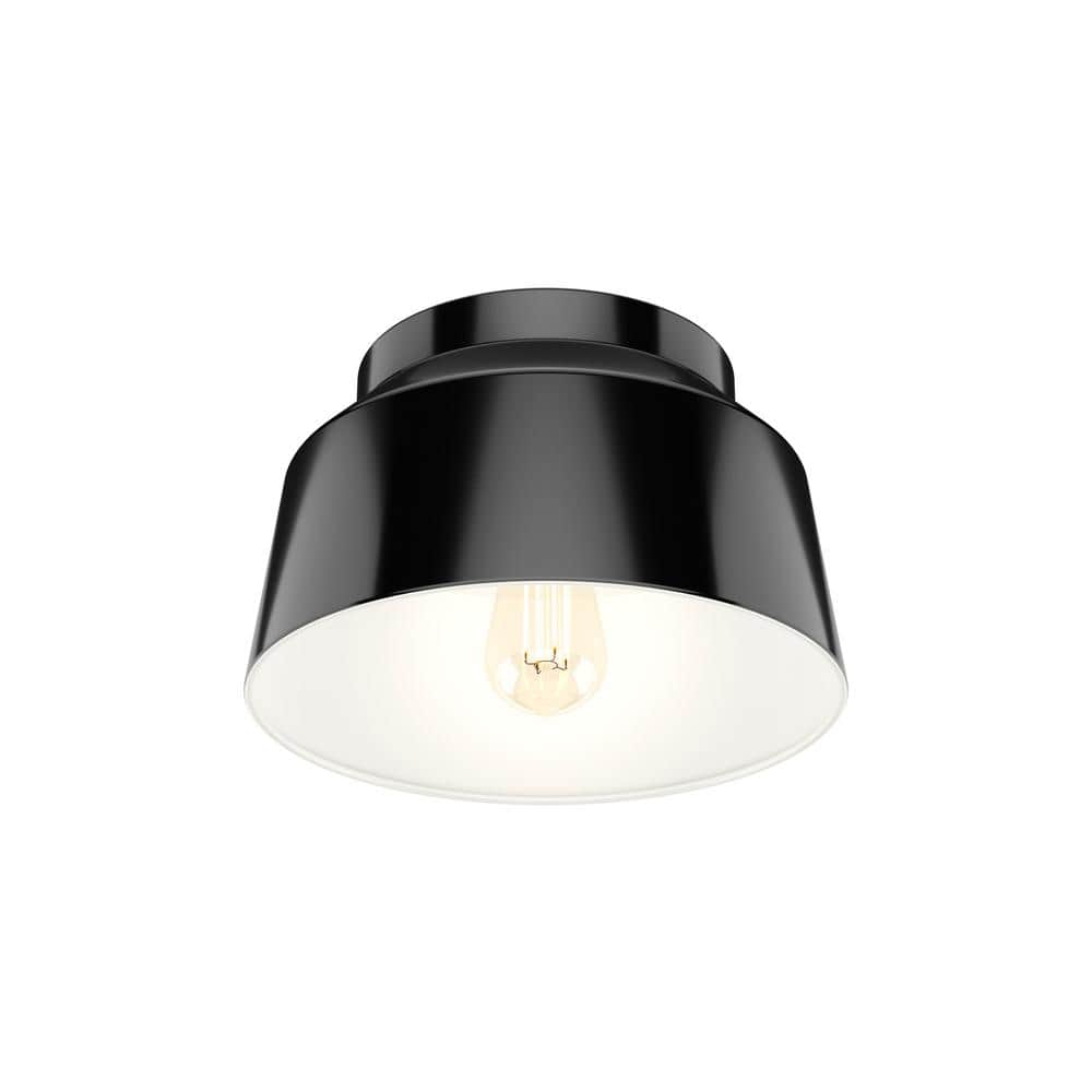 Matte Black Aluminum 11.5" LED Flush Mount Light